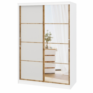 Шкаф-купе ПШ-2.9 1800 / Флагман Дуб Вотан + корпус Белый 1