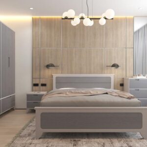 Кровать СОНЯ 1600 Белыйсерый 1